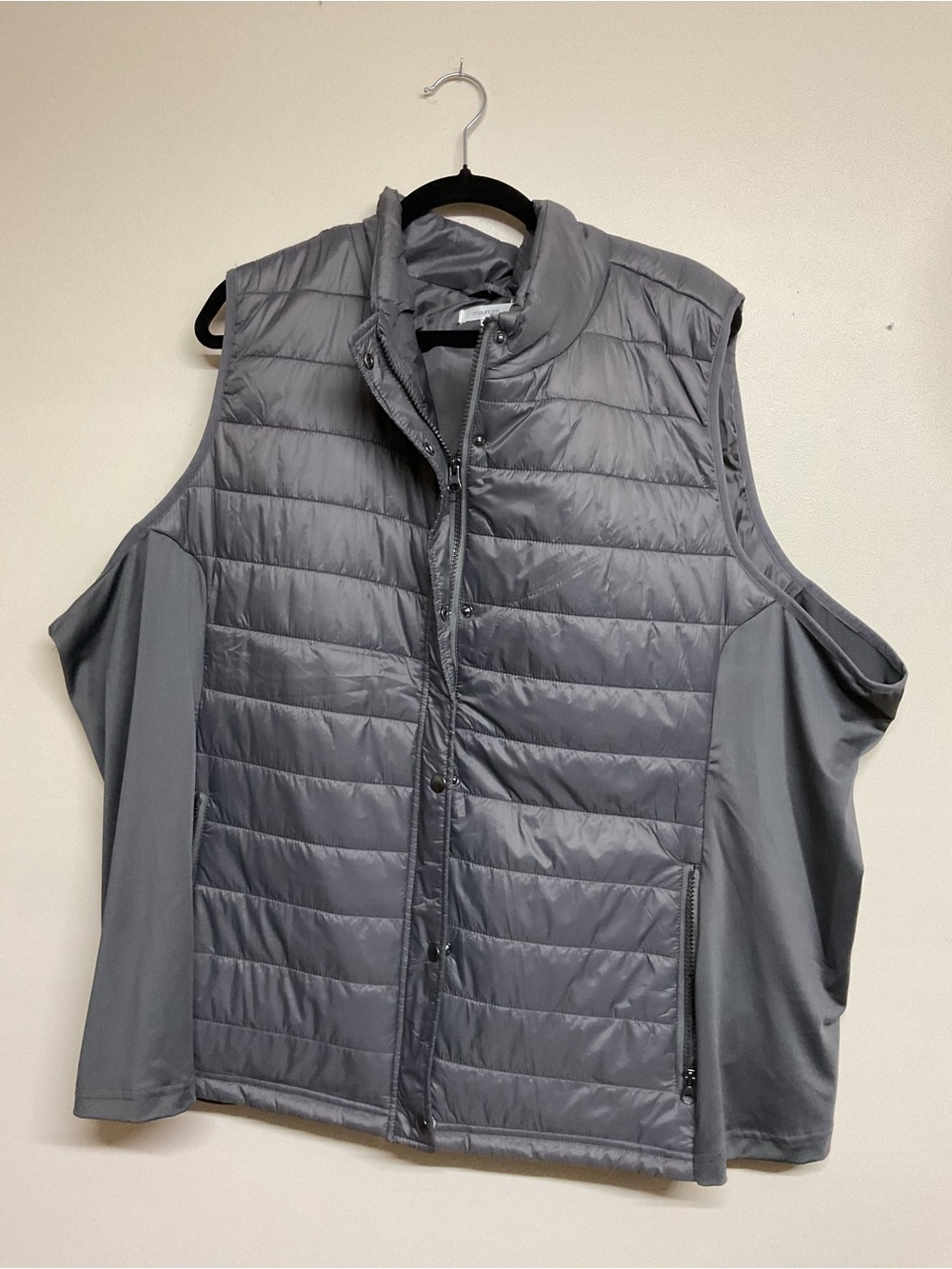 Maurices Gray Quilted Packable Vest